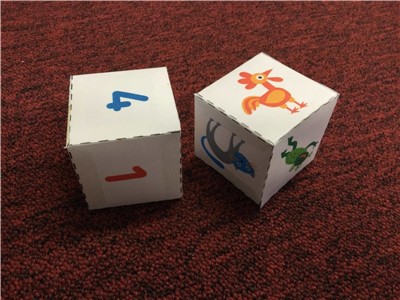 Varianty hry s kostkou: Hra s čísly a kostičkami Lega
